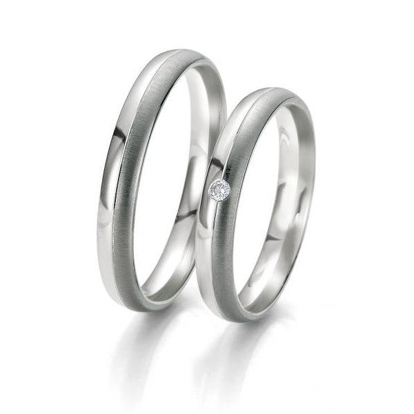 BREUNING Trauringe Mehrfarbig BLACK AND WHITE 48/06102 - Trauringmacher