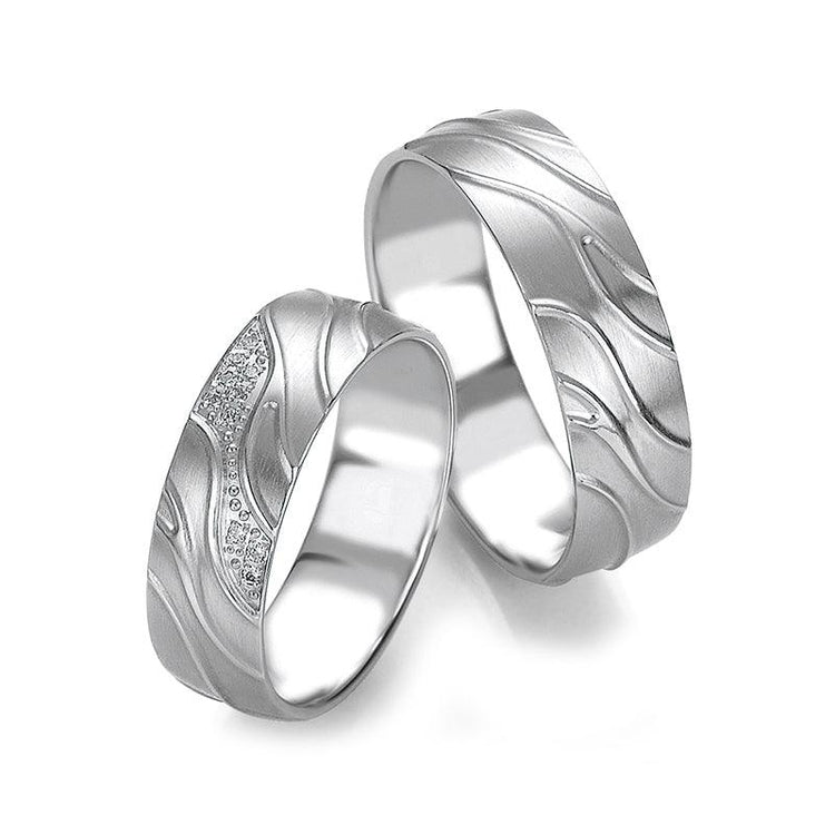 BREUNING Trauringe Weißgold BREUNING DESIGN 48/05236 - Trauringmacher