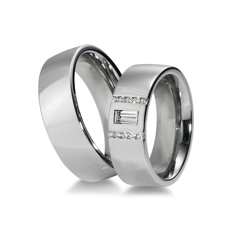 BREUNING Trauringe Weißgold DESIGN 48/03141 - Trauringmacher