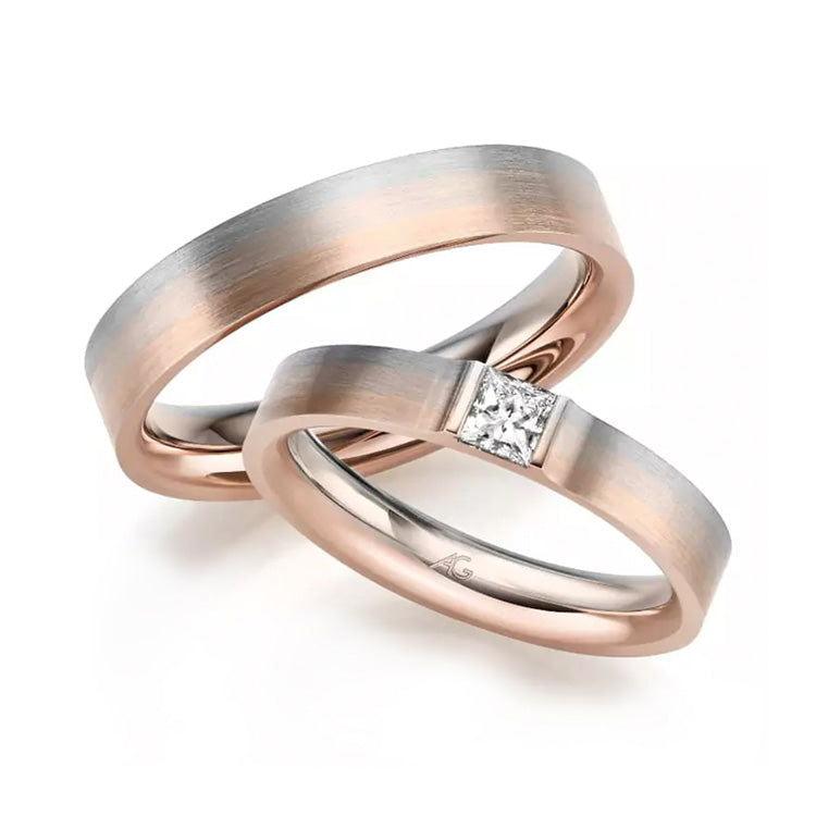 GERSTNER Trauringe MONDLICHT Mehrfarbig 31298/4.5 - Trauringmacher München