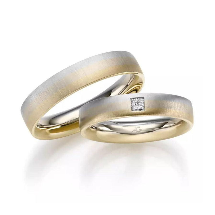 GERSTNER Trauringe SONNENLICHT Mehrfarbig 31296/5 - Trauringmacher München