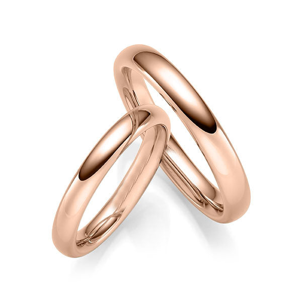 Trauringe Rotgold RU-1750-RG (PAARPREIS) - Trauringmacher München