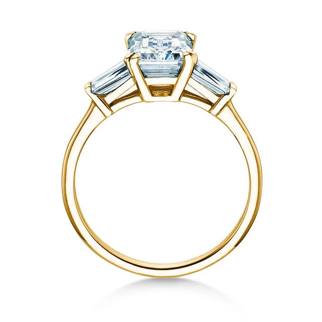 Verlobungsring Gelbgold 750/- 18ct mit Diamanten zus. 1.30ct | EMERALD SKY - Trauringmacher München