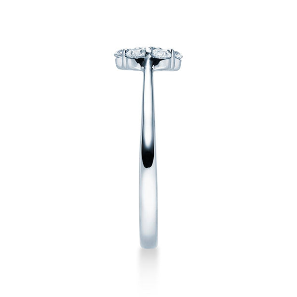 Verlobungsring Platin 950/- mit Diamanten zus. 0.25ct | FLOWER - Trauringmacher München