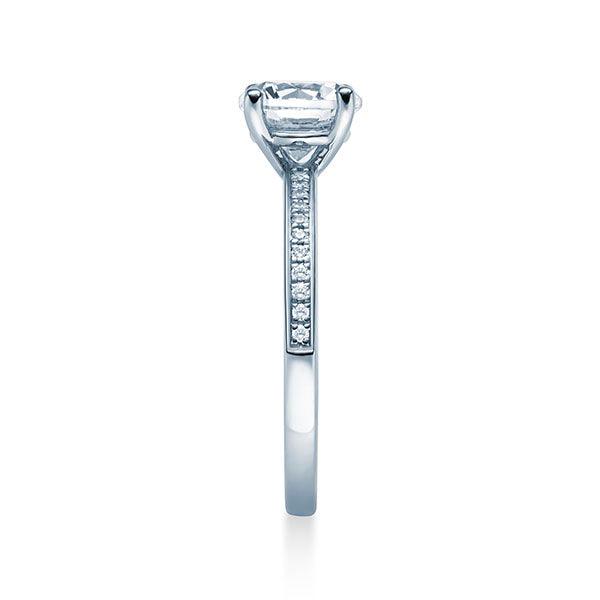 Verlobungsring Platin 950/- mit Diamanten zus. 0.28ct | EVA - Trauringmacher München