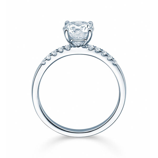 Verlobungsring Platin 950/- mit Diamanten zus. 0.33ct | DIAMORE - Trauringmacher München