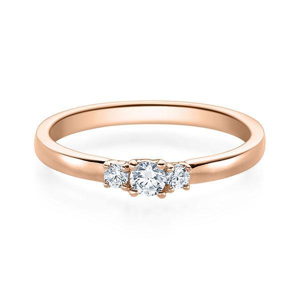 Verlobungsring Rosegold/- 750 mit Diamanten ins. 0.50ct | BRIDAL - Trauringmacher München