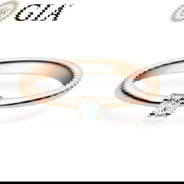 Verlobungsring Rosegold 750/- 18k mit Diamant ab 0.30ct | HABITI - Trauringmacher München