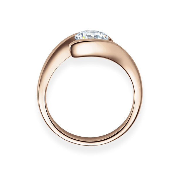 Verlobungsring Rosegold mit Diamant ab 0.10ct | EVAMORE - Trauringmacher München