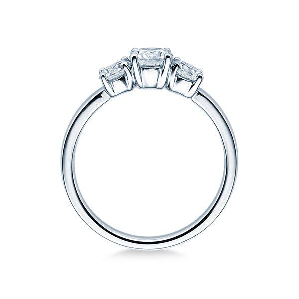 Verlobungsring Weißgold/- 750 mit Diamanten ins. 0.50ct | BRIDAL - Trauringmacher München