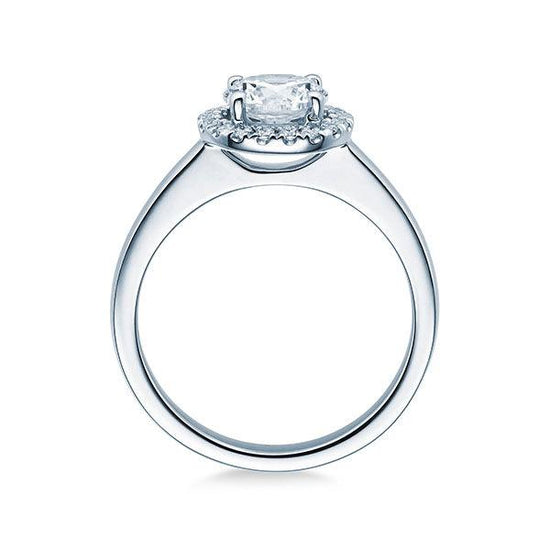Verlobungsring Weißgold/- 750 mit Diamanten zus. 0.38ct | ROMEO - Trauringmacher München