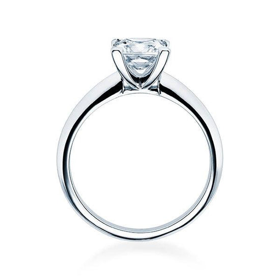 Verlobungsring Weißgold 750/- 18k mit Diamant ab 0.30ct | PRINCESS - Trauringmacher München