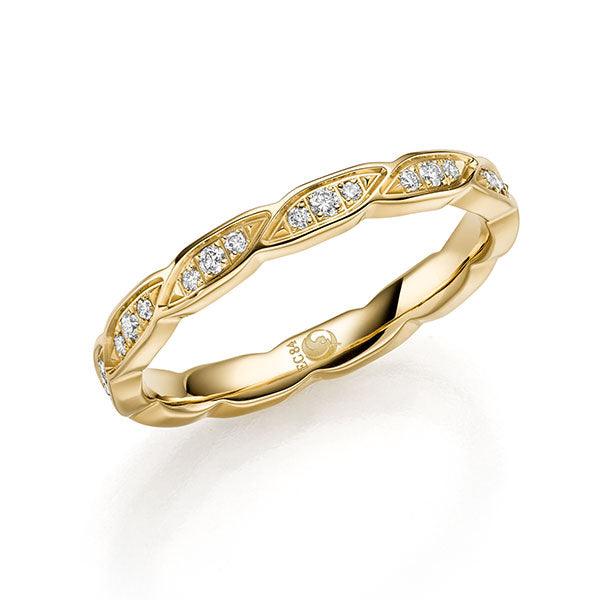 Vorsteckring Gelbgold 585/- 14ct mit Diamanten TM-1746-GG | MYLOVE - Trauringmacher München