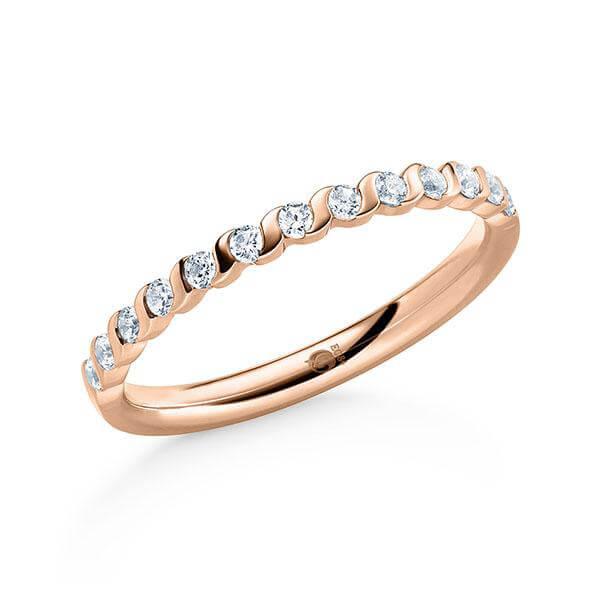 Vorsteckring Rosegold in 750/- 18ct mit Diamanten TM-1566-RG | FRIDRICH - Trauringmacher München