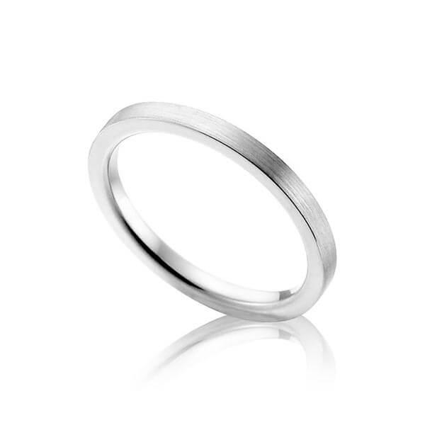 Vorsteckring Weißgold in 750/-18ct massiv TM-1509-WG - Trauringmacher München