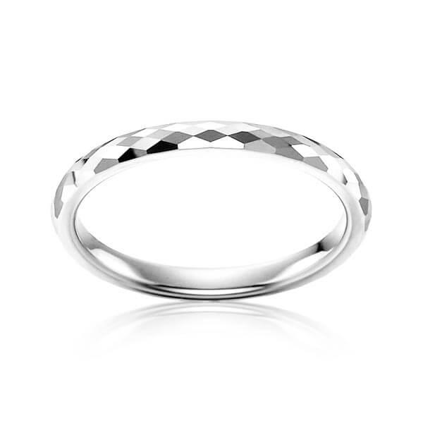 Vorsteckring in Weißgold 585/- 14ct massiv TM-1517-WG - Trauringmacher München