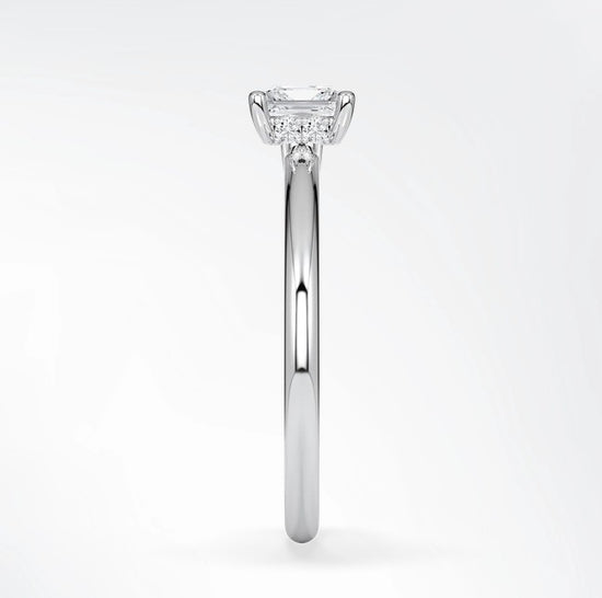Verlobungsring Platin 950 mit Diamant I AMORE PRINCESS