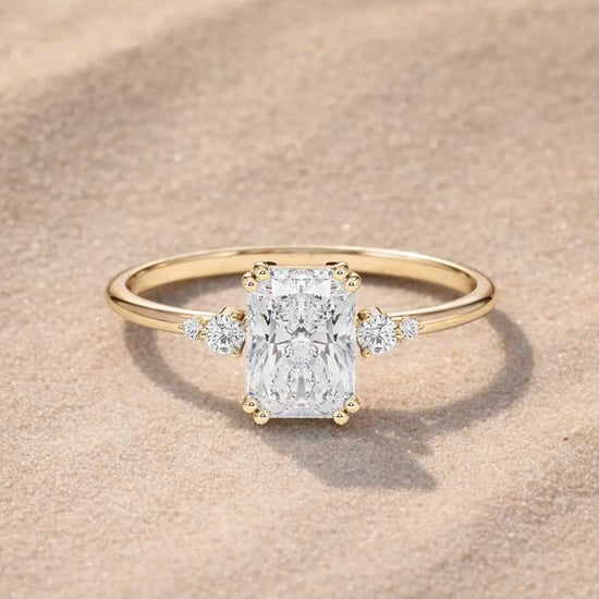 Verlobungsring Gelbgold 585 mit Diamanten I BELLA RADIANT
