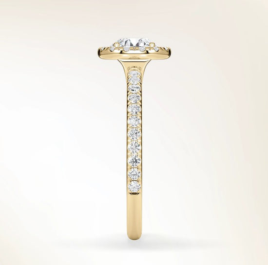 Verlobungsring Gelbgold 585 mit Diamanten I DOLCE PAVE