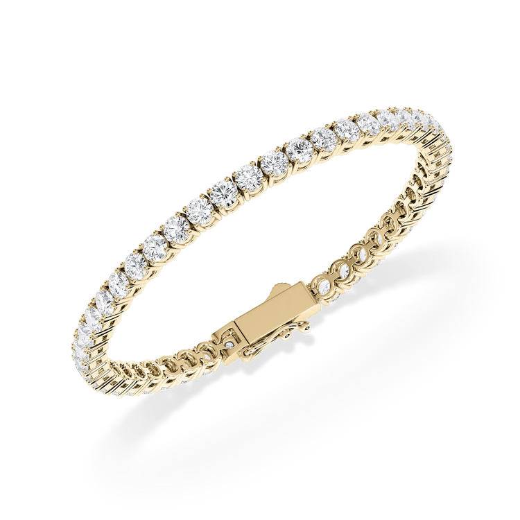 Tennisarmband Gelbgold