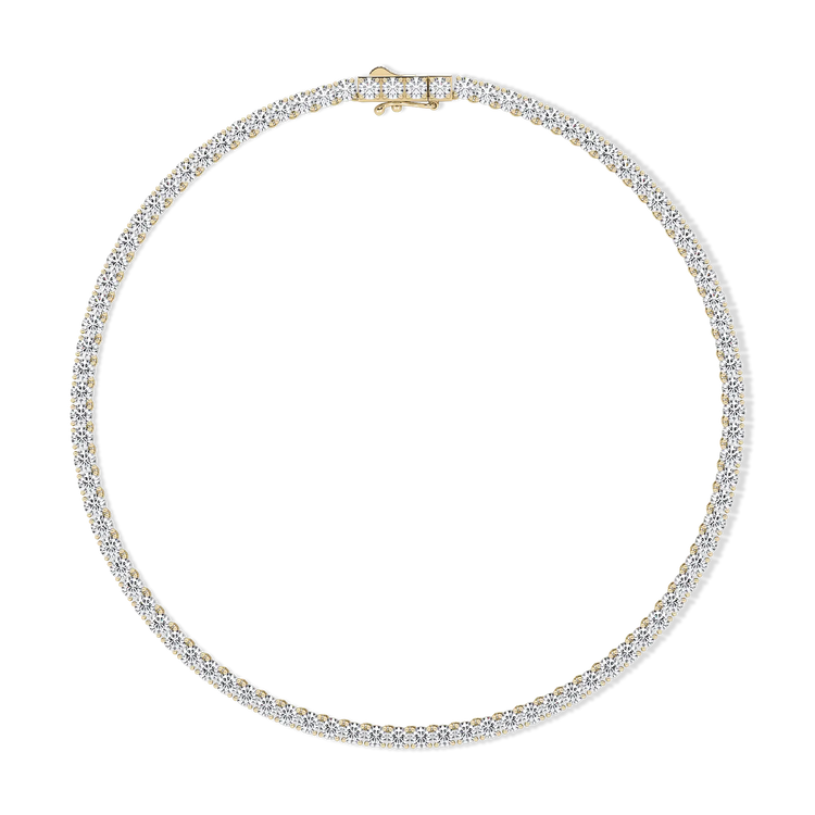 Tennis Collier Gelbgold