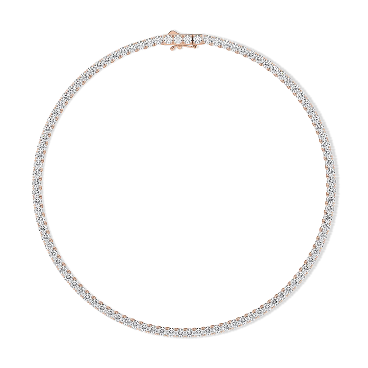 Tennis Collier Rosegold