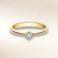 Verlobungsring FRIDRICH Gelbgold 585 mit Diamant 0,25 ct, Solitär in 6er-Krappenfassung – Trauringmacher München & Freising