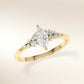 Verlobungsring MIRA MARQUISE Gelbgold 585 mit Marquise-Diamant & Seitendiamanten – Trauringmacher München & Freising