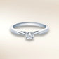 Verlobungsring HABITI Platin 950 mit Diamant 0,25 ct, Solitär in Krappenfassung – Trauringmacher München & Freising