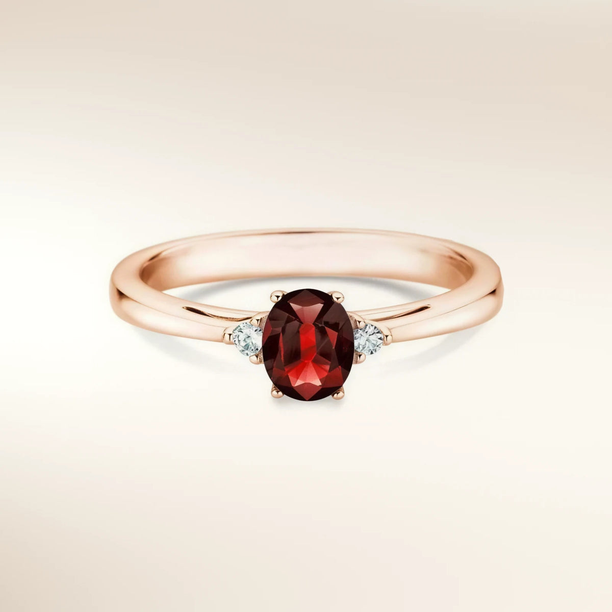 Verlobungsring LIFE Roségold 585 mit Rubin & Diamanten – Trauringmacher München & Freising