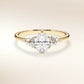 Verlobungsring MIRA OVAL Gelbgold 585, ovaler Diamant mit Seitendiamanten – Trauringmacher München & Freising