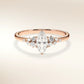 Verlobungsring MIRA MARQUISE Roségold 585, Marquise-Diamant mit Seitendiamanten – Trauringmacher München & Freising