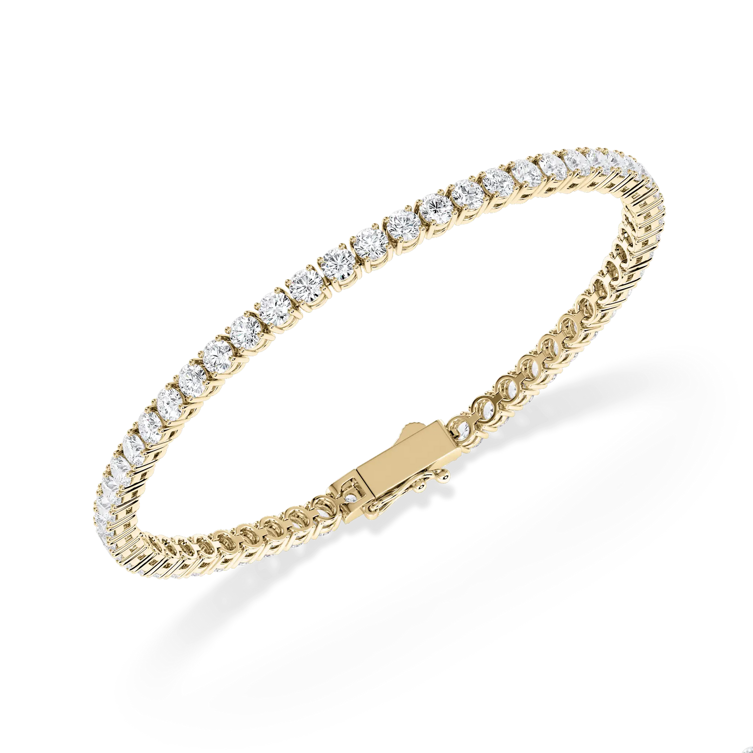 Armband Diamantarmband Gelbgold Brillant GG Hochwertig Gold Weißgold Rosegold