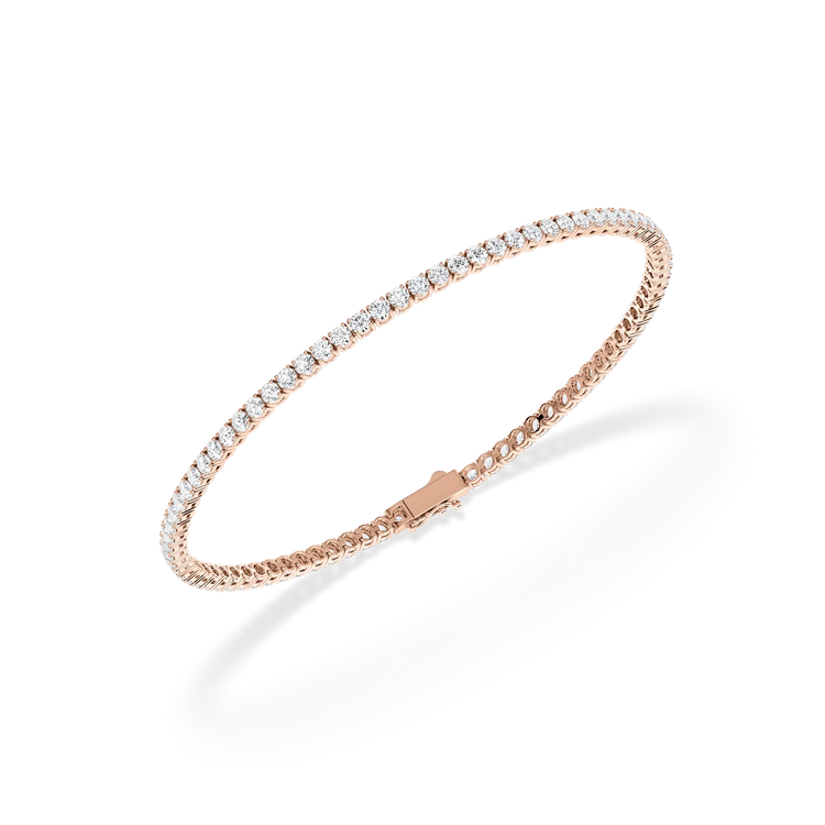 Armband Rotgold Rosegold Diamanten Günstig RG Gold Diamantenarmband Hochwertig Weißgold 
