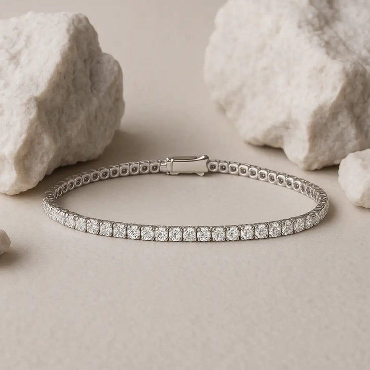 Armband Weißgold Hochwertig Brillanten  Gold Diamanten Diamantarmband