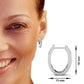 Creolen Gelbgold 750/- 18ct mit Diamanten zus. 0.39ct | TM-1757-GG - Trauringmacher
