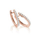 Creolen Rosegold 750/- 18ct mit Diamanten zus. 0.22ct | TM-1756-RG - Trauringmacher