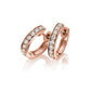 Creolen Rosegold 750/- 18ct mit Diamanten zus. 0.29ct | TM-1754-RG - Trauringmacher