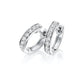 Creolen Weißgold 750/- 18ct mit Diamanten zus. 0.29ct | TM-1754-WG - Trauringmacher