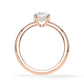 Verlobungsring Oval Hidden Halo Rosegold/- 750 mit Diamant ab 1.00ct