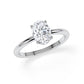 Verlobungsring Oval Hidden Halo Weißgold/- 750 mit Diamant ab 1.00ct