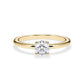 Verlobungsring Brillant Hidden Halo Gelbgold/- 750 mit Diamant ab 0.50ct