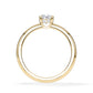 Verlobungsring Brillant Hidden Halo Gelbgold/- 750 mit Diamant ab 0.50ct