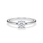 Verlobungsring Brillant Hidden Halo Weißgold/- 750 mit Diamant ab 0.50ct