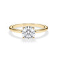 Verlobungsring Brillant Hidden Halo Gelbgold/- 750 mit Diamant ab 1.00ct