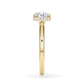 Verlobungsring Brillant Hidden Halo Gelbgold/- 750 mit Diamant ab 1.00ct
