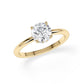 Verlobungsring Brillant Hidden Halo Gelbgold/- 750 mit Diamant ab 1.00ct