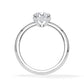 Verlobungsring Brillant Hidden Halo Weißgold/- 750 mit Diamant ab 1.00ct