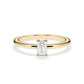 Verlobungsring Emerald Hidden Halo Gelbgold/- 750 mit Diamant ab 0.50ct