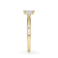 Verlobungsring Emerald Hidden Halo Gelbgold/- 750 mit Diamant ab 0.50ct